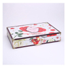 Gold Stamping Book Shaped Cosmetic Jewelry Gift Packaging Cardboard Box