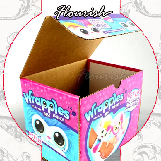Custom Cartoon Printing Cardboard Baby Dinning Tool Box