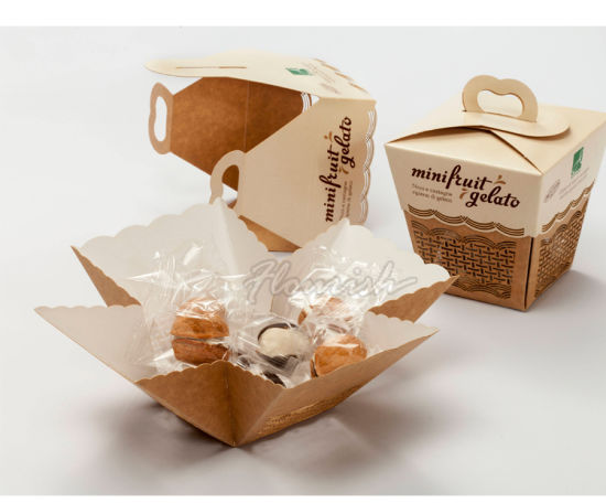 Flat Packing Cardboard Biscuit Cookie Dessert Gathering Gift Box