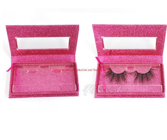 Purple Stylish Girls' Eyelash Packaging Beauty Salon Display Box