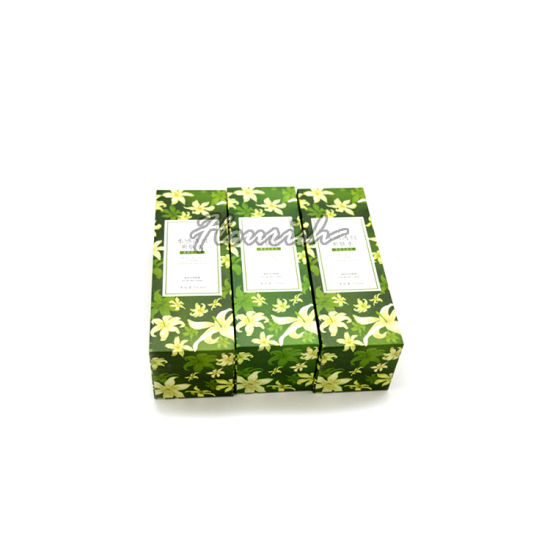 Flower Printing Cardboard Skin Care Product Toner Lotion Packaging Paper Box