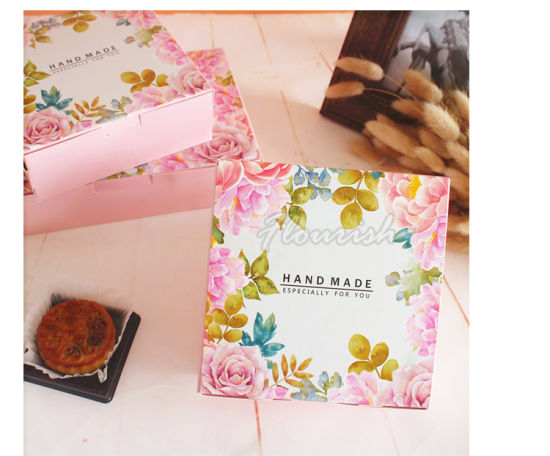 Flat Packing Cardboard Biscuit Cookie Dessert Gathering Gift Box