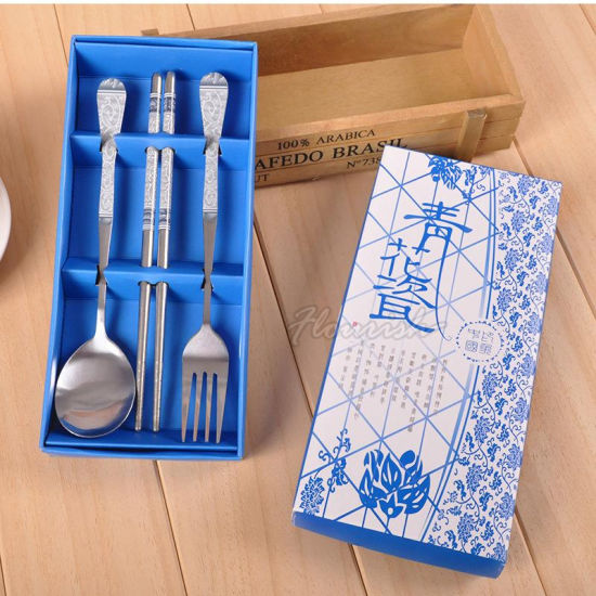 Rigid Cardboard Cover And Base Type Table Set Cutlery Box