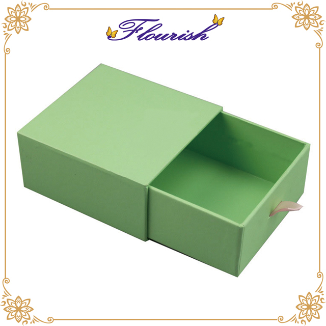 Gold Foil Sliding Type Paper Box for Cosmetic Packaging