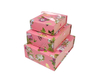 Romantic Green Florist Favor Printing Wedding Gift Nesting Box 