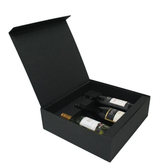 Custom Cardboard Paper Box with Hot Stamping Logo for Cosmetic/ Coffee/ Tea/ Wine Packaging