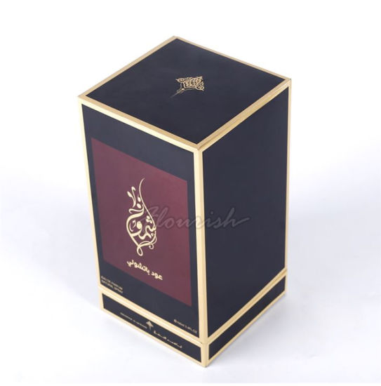 Men's Vintage Black Perfume Fragrance Box