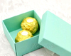 Green Color Art Paper Cardboard Jewelry Chocolate Packaging Box