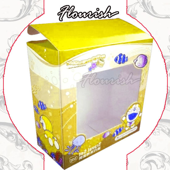 Custom Cartoon Printing Cardboard Baby Dinning Tool Box