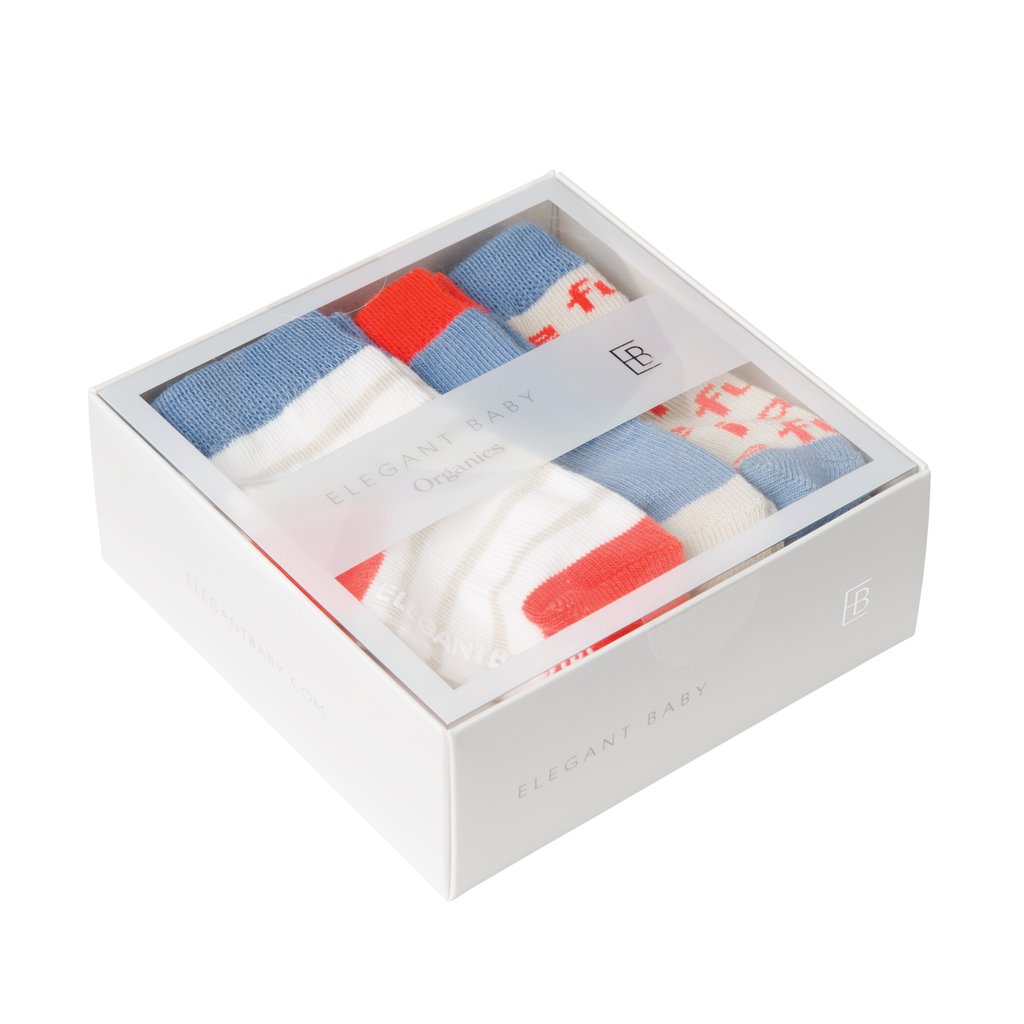 Custom Square Pink Cardboard Baby Gloves And Socks Packaging Box