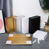 Custom Logo Printed Folding Carton Box,Ribbon Closure Paper Packaging Gift Box