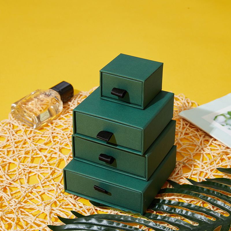 Custom Logo Printed Jewelry Paper Packaging Box,Drawer Box