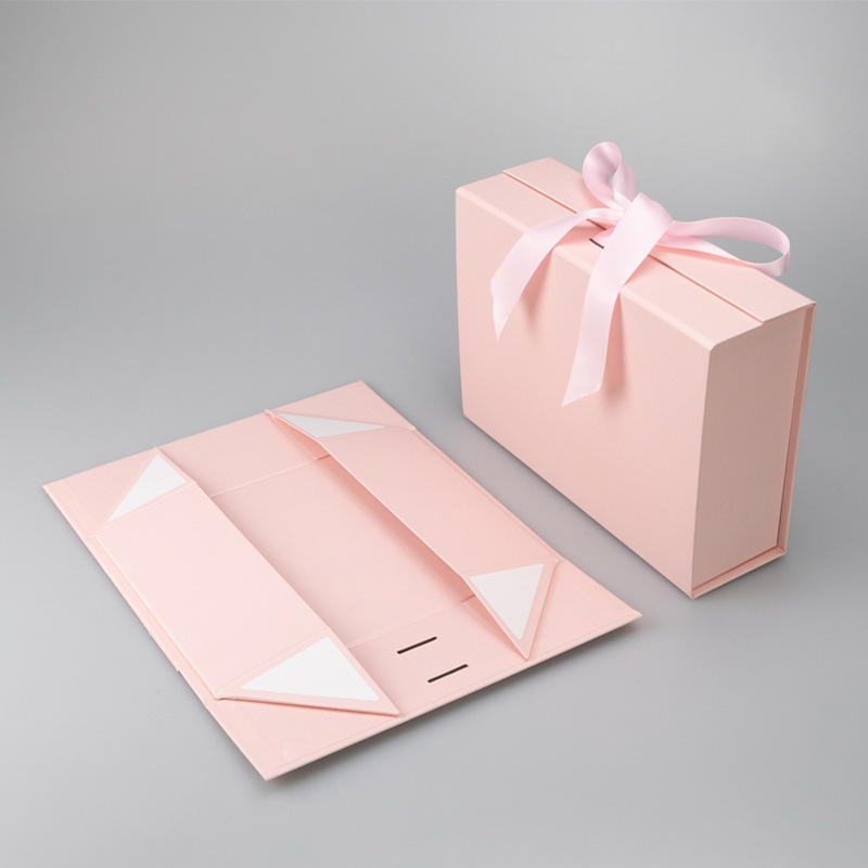 Ribbon Closure Folding Carton Box,Cardboard Paper Packaging Gift Box ...