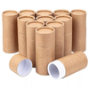 Recyclable Eco-friendly Round Paper Cans Kraft Paper Tube Cans