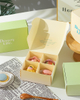 Wholesale Food Grade Kraft Paper Cardboard Cake Packaging Box Bakery Packaging Mailer Custom Printed Cupcake Dessert Packaging Paper Boxes