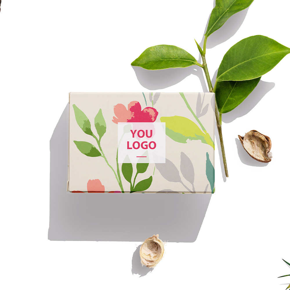 Eco Friendly Customized Design Free Sample Home Hand Made Soap Candle Cosmetic Perfume Makeup Skincare Essencial Oil Packaging Cardboard Gift Box with Window 