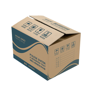 Custom Size Environmental Protection Cardboard Paper Carton Packaging Box with UV Coating 4c Printing for Express Shipping Storage E-Commerce Small Business
