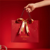 Luxury Shopping Gift Paper Packing Bag Jewelry Clothing Cosmetic Custom Luxury Paper Packaging Bag with Ribbon Handle for Christmas New Year Festival
