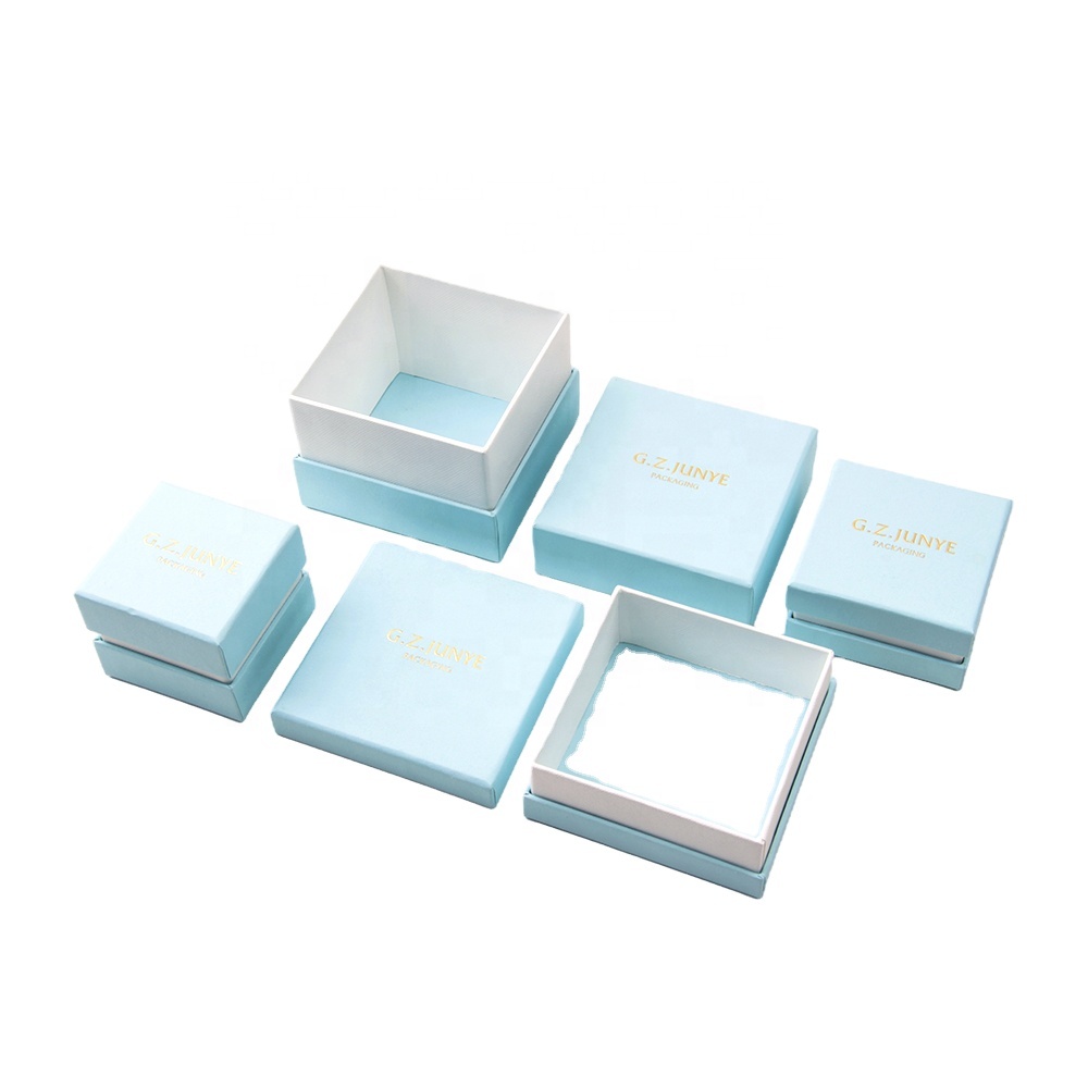 Luxury Custom Logo Lid And Base Box Paper Packaging Jewelry Box