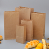 China Manufacturer Wholesale Eco-friendly Food Grade Kraft Paper Bag For Packaging Fast Food/Snack/Bread