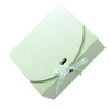 China Wholesale Custom Logo Printed Folding Paper Box With Ribbon Closure