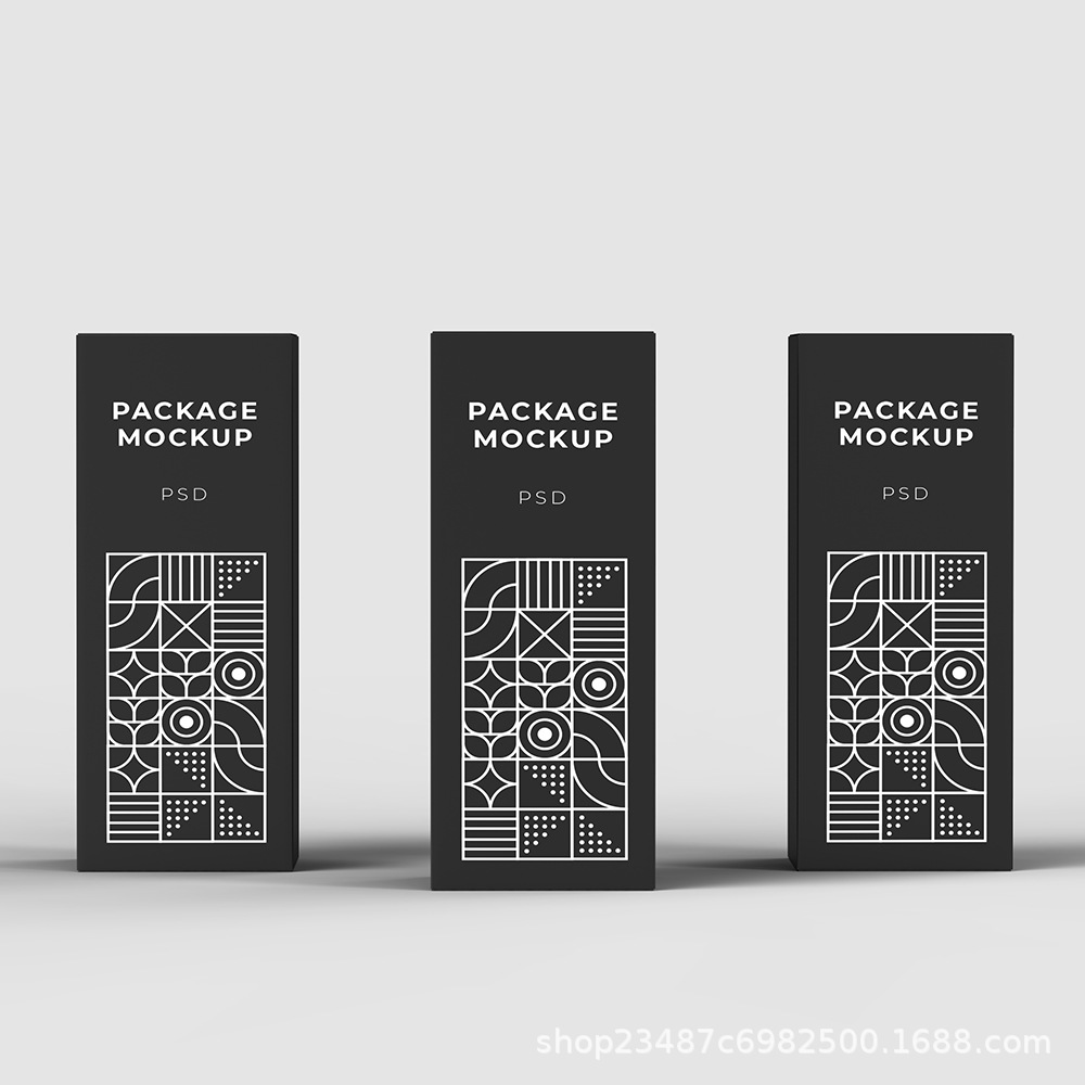 Custom Logo Printed White Cardboard Paper Packaging Cosmetic Box