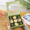  China Wholesale White Cardboard Paper Box With Window For Packaging Cakes And Chocolate