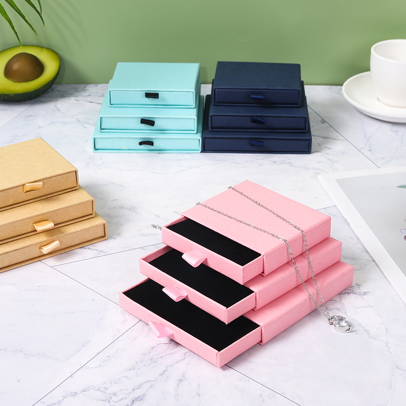 China Manufacturer Wholesale Custom Logo Printing Drawer Box For Packing Jewelry