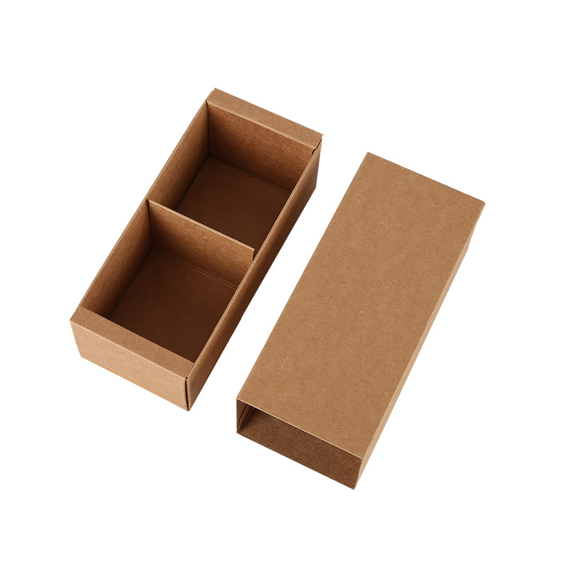China Manufacturer Wholesale Eco-friendly Recyclable Kraft Paper Packaging Macaron Box