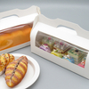 White Paper Packaging Box For Cakes And Bread