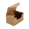 Black Brown Kraft Paper Packaging Box For Packing Name Card