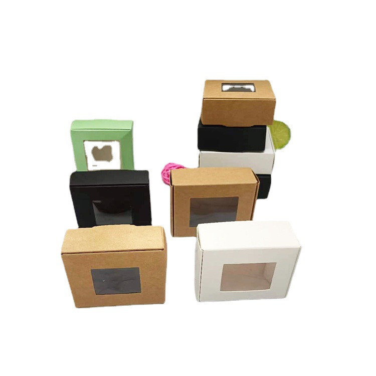 Kraft Paper Packaging Box For Packing Cakes Desserts