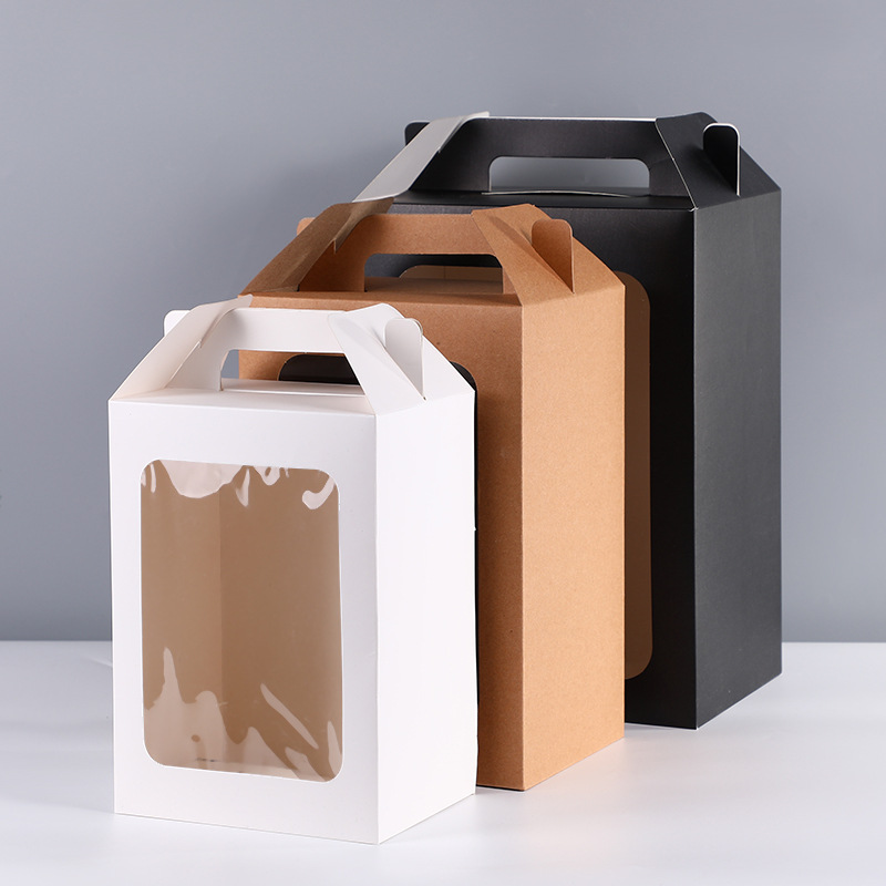China Manufacturer Wholesale Kraft Paper Box With Window