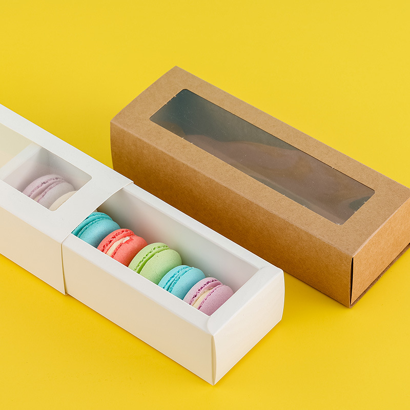 China Manufacturer Wholesale Eco-friendly Kraft Paper Packaging Box For Macaron