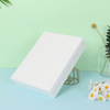 White Cardboard Paper Packaging Box, Lid And Base Carton Cosmetic Garments Shoes Gift Box
