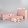 Ribbon Closure Folding Carton Box,Cardboard Paper Packaging Gift Box