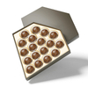 Luxury Custom Logo Printing Premium White Cardboard Paper Packing Snack Biscuit Cookies Bread Candy Sweet Food Truffle Chocolate Packaging Gift Chocolate Box