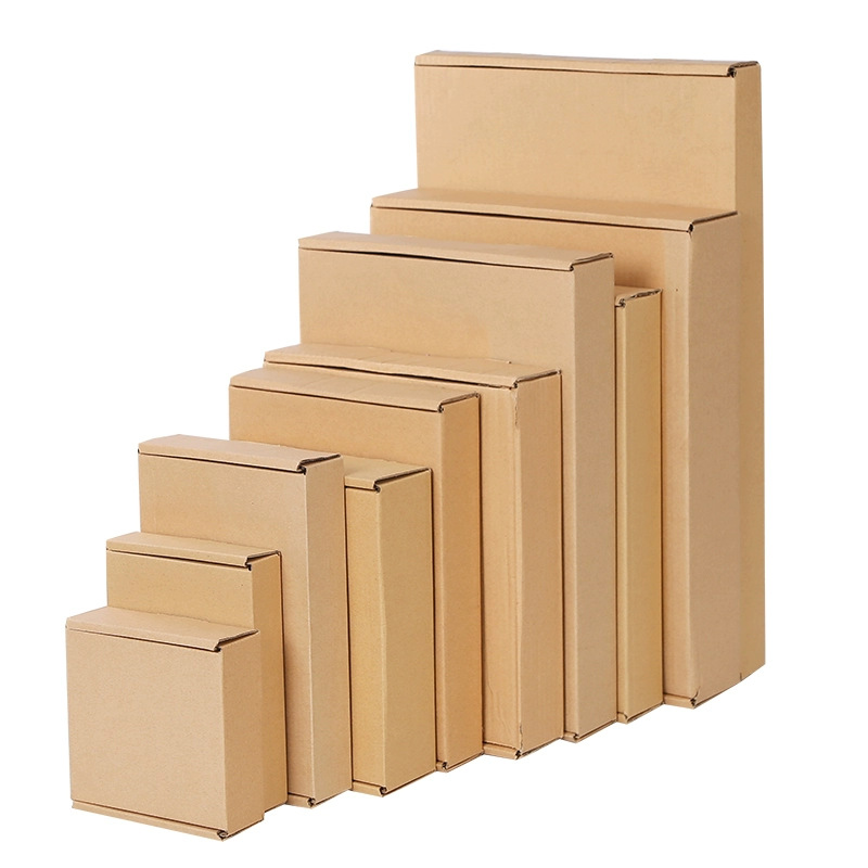 Eco-friendly Recyclable Kraft Paper Custom Logo Printed Paper Packaging Gift Carton Mailer Box