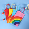 Christmas Gift Kraft Paper Packaging Bags,Twisted Handle Bags