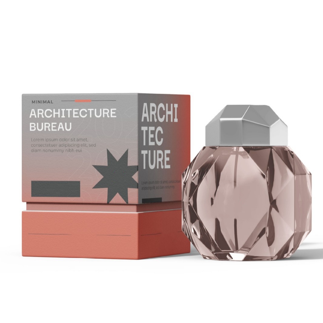 Custom Luxury Empty 50ml 100ml Perfume Bottles Essential Oil Candle Cup Mug Cosmetic Paper Gift Packaging Packing Package Box with EVA Sponge Tray