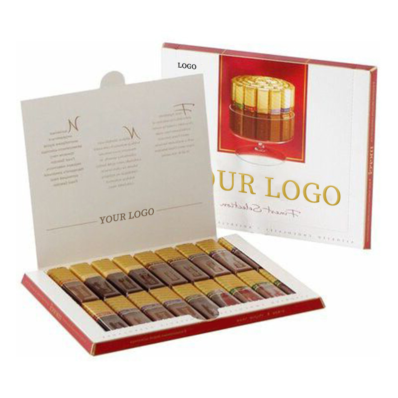 Wholesale Luxury Biscuit Chocolate Gift Box Food Macaron Dessert Candy Food Packaging Marble Paper Cardboard with Window And Paper Bag 