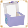 White Cardboard Florist Printing Towel Storage Window Box