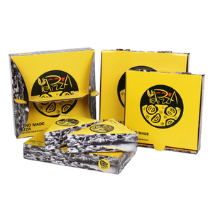 Qingdao Factory Wholesale Corrugated Cardboard Paper Packaging Pizza Box