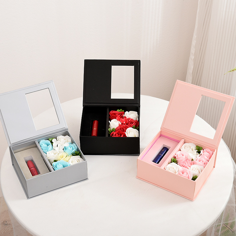 China Wholesale Custom Logo Printed Folding Carton Box,Flower Boxes With Window