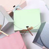Custom Logo Printed Folding Paper Box With Ribbon Closure
