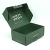 Dark Green Color Mailer Box,Custom Logo Printing Corrugated Paper Packaging Box