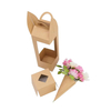Eco-friendly Recyclable Kraft Paper Packaging Flower Box