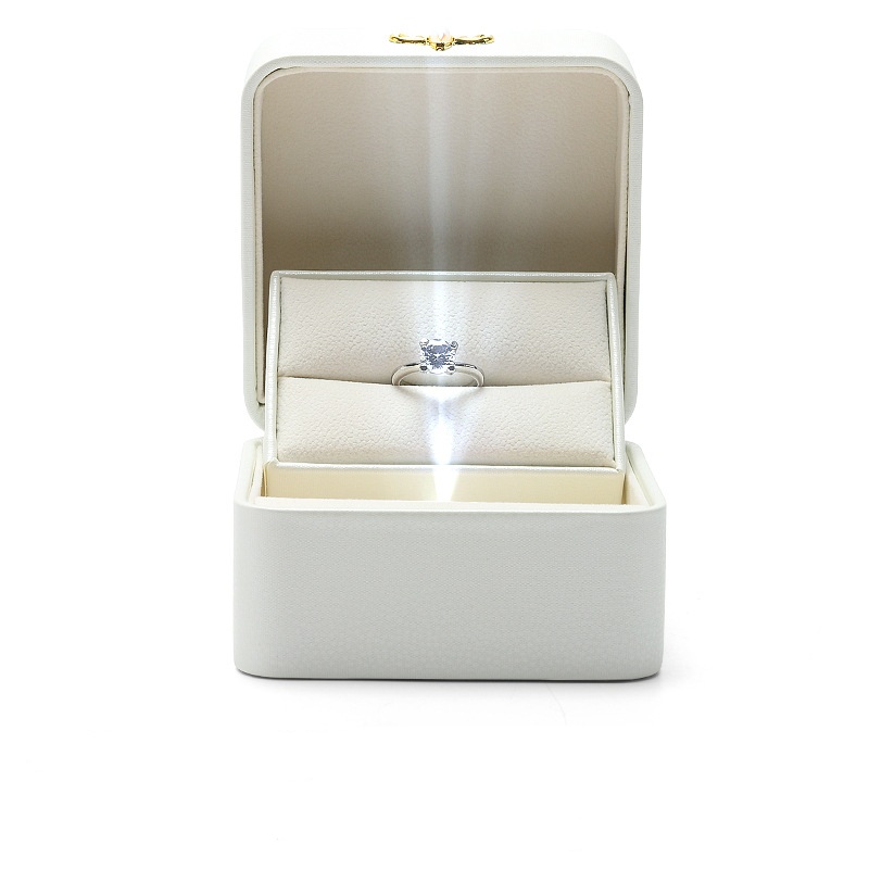 Custom Luxury PU Leather LED Jewellery Gift Box