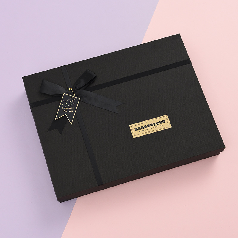 China Manufacturer Wholesale Hot Stamping Gold Logo Printing Rigid Paper Packaging Box