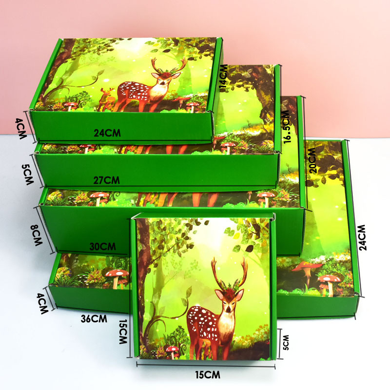 Custom Logo Printing Corrugated Cardboard Paper Packaging Shipping Boxes